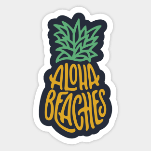 Aloha Beaches Sticker